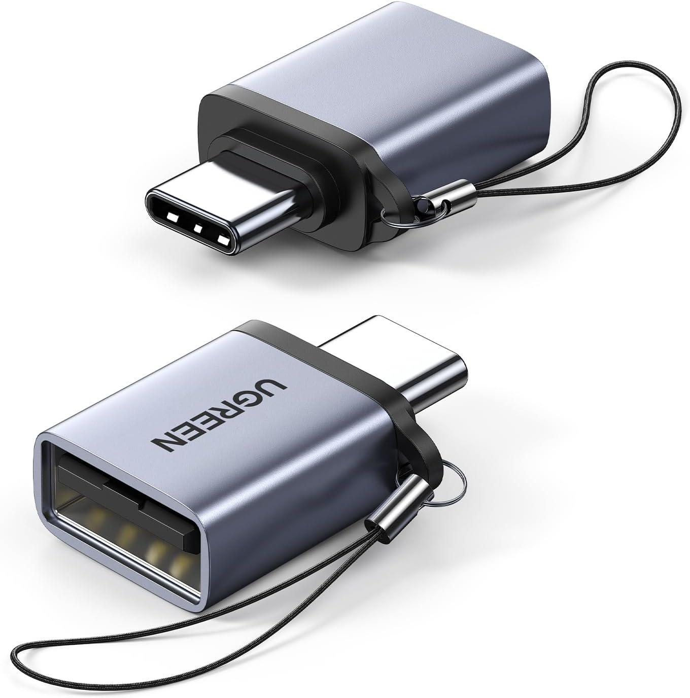 Adaptador UGREEN USB para USB-C OTG com Chaveiro