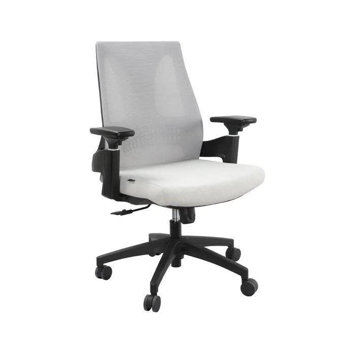 Cadeira de Escritório Ergonômica Elements Helene Cinza/Preto