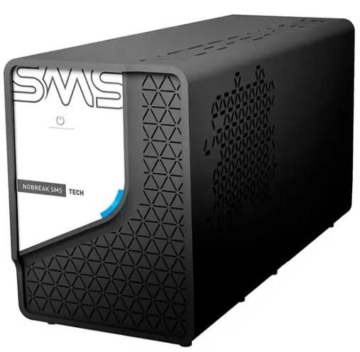 Nobreak 600VA SMS Tech Entrada Bivolt Saída 115V 6 Tomadas