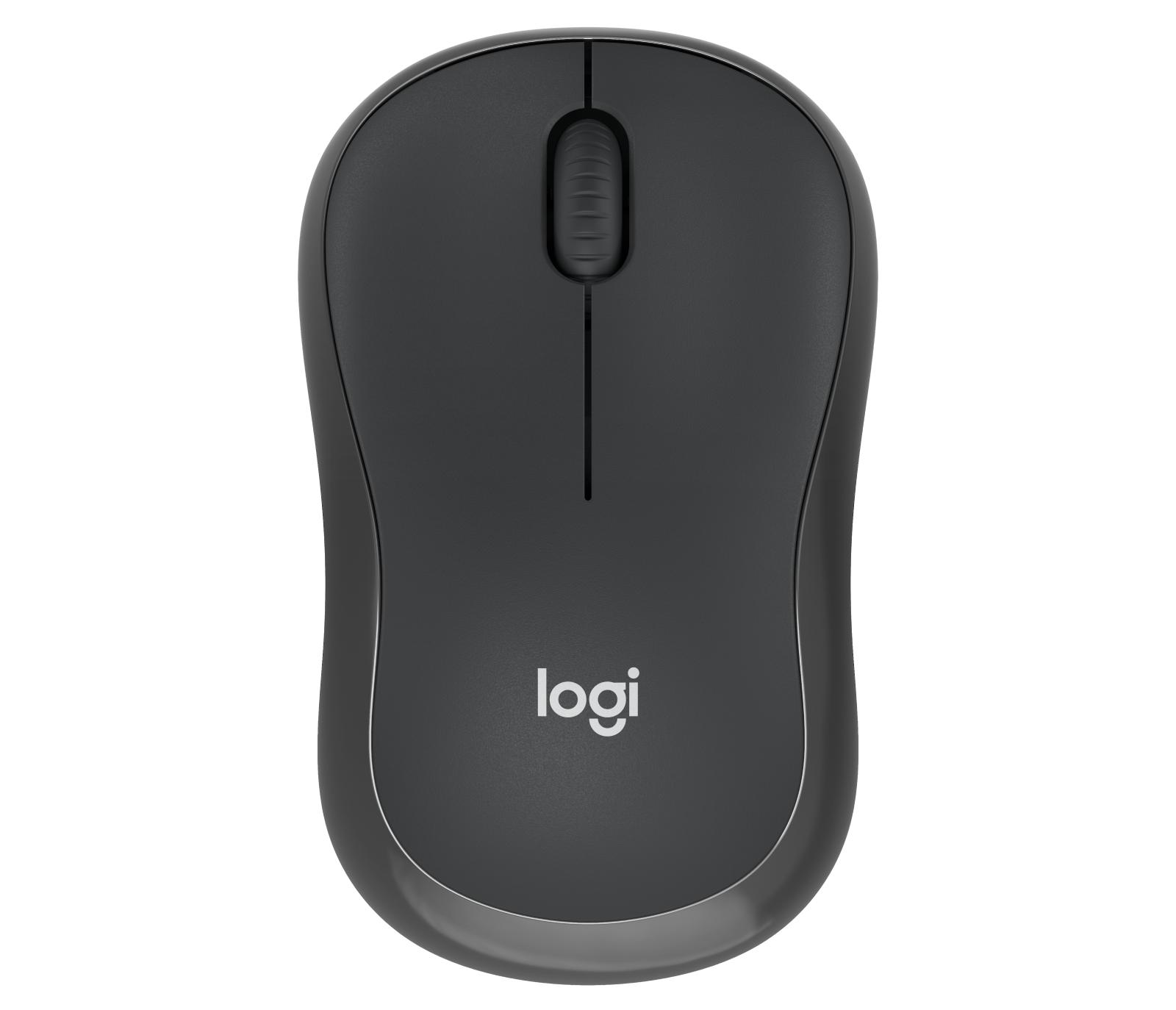 Mouse sem Fio Logitech M240, Bluetooth, Clique Silencioso, Design Ambidestro Compacto, Grafite