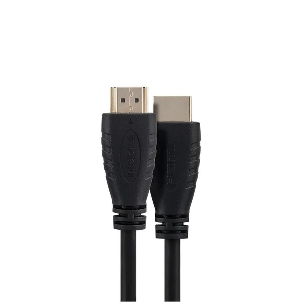 Cabo HDMI x HDMI 2.0 4K, 3m, Ch 2030, Blindado, Preto - Intelbras