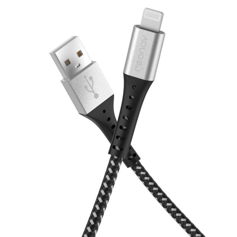 Cabo USB para Lightning Essential 1,2 Metro Preto - Geonav