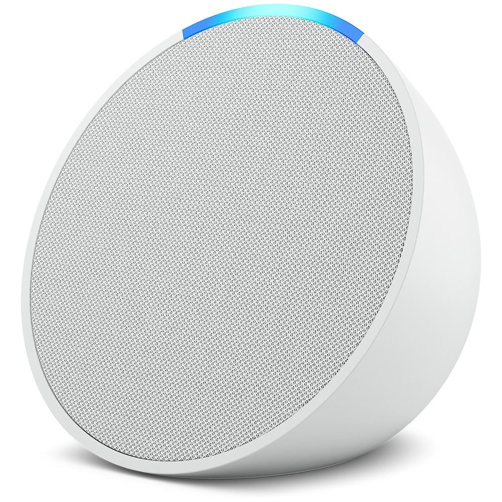 Echo Pop - Smart Speaker Compacto com Som Envolvente e Alexa - Cor Branco