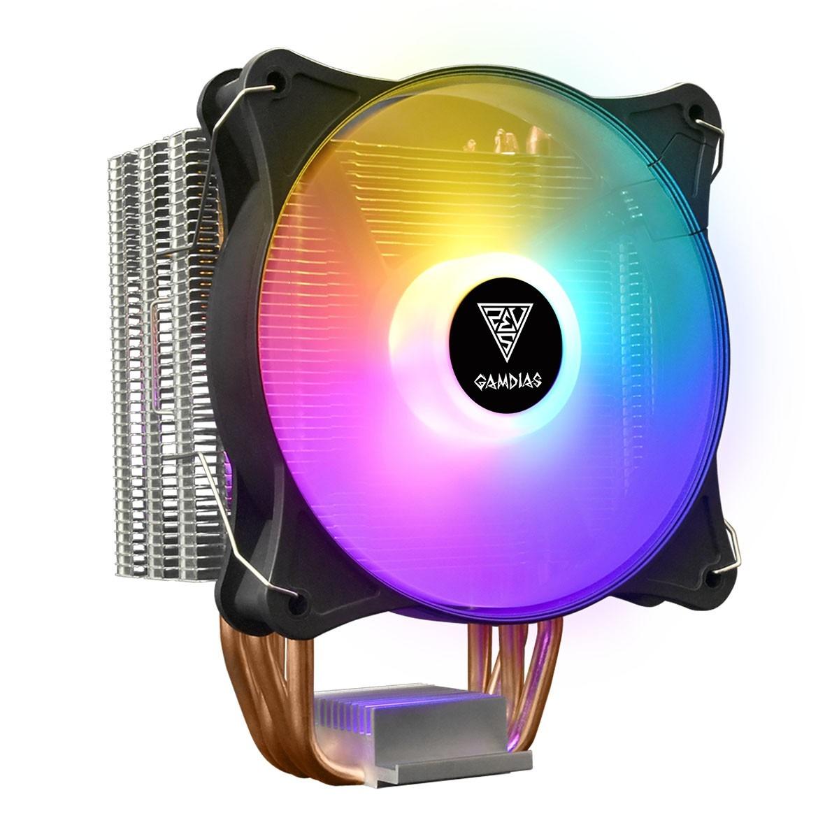 Cooler para Processador Gamdias Boreas E1-410 Lite RGB 120mm Intel/AMD