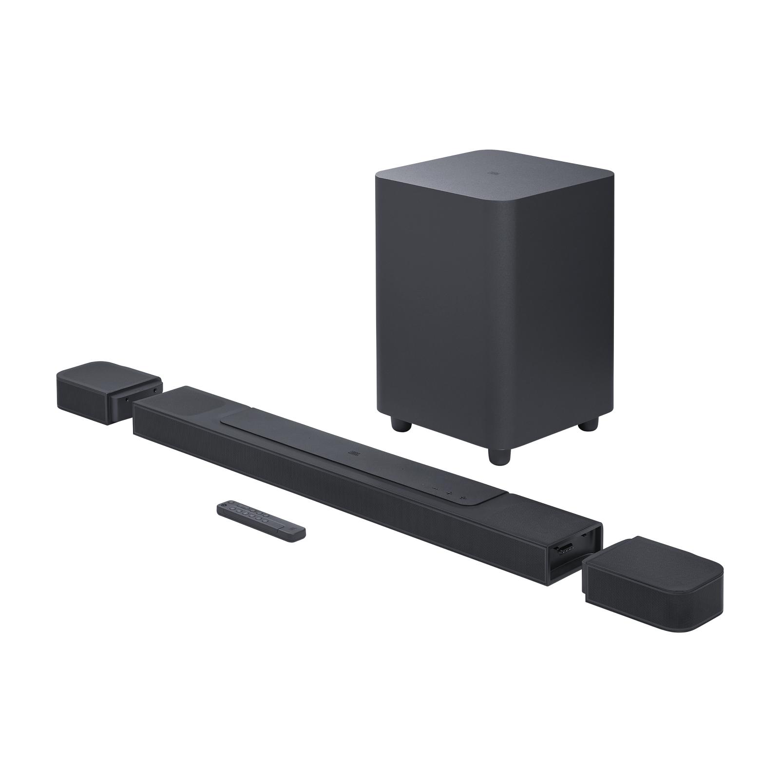 Soundbar JBL Bar 1000 Bluetooth 440W RMS Subwoofer sem Fio 7.1.4 Canais - JBLBAR1000PROBLKBR