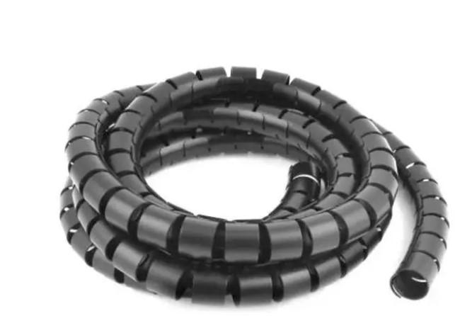 Organizador de Cabos / Fios 3/4" 10m Preto - GV Cabos