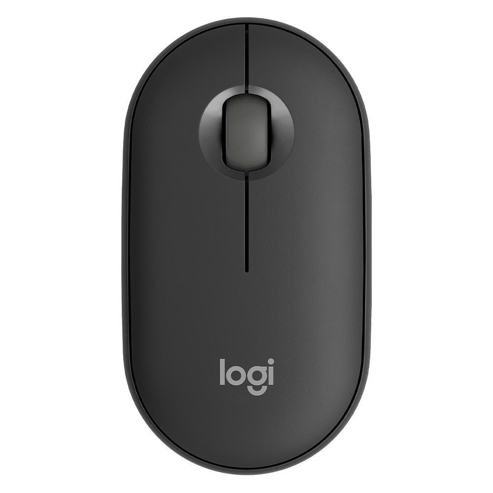 Mouse sem Fio Logitech Pebble 2 M350S,CLIQUE Silencioso, Bluetooth, Pilha Inclisa -Grafite