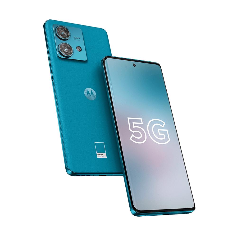 Smartphone Motorola Moto Edge 40 Neo 5G, 256GB, 8GB RAM, Tela de 6,55", Caneel Bay - Vegan Leather