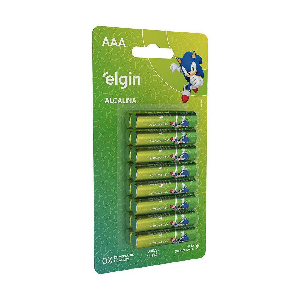 Pilha Alcalina AA Blister com 16 Unidades - Elgin