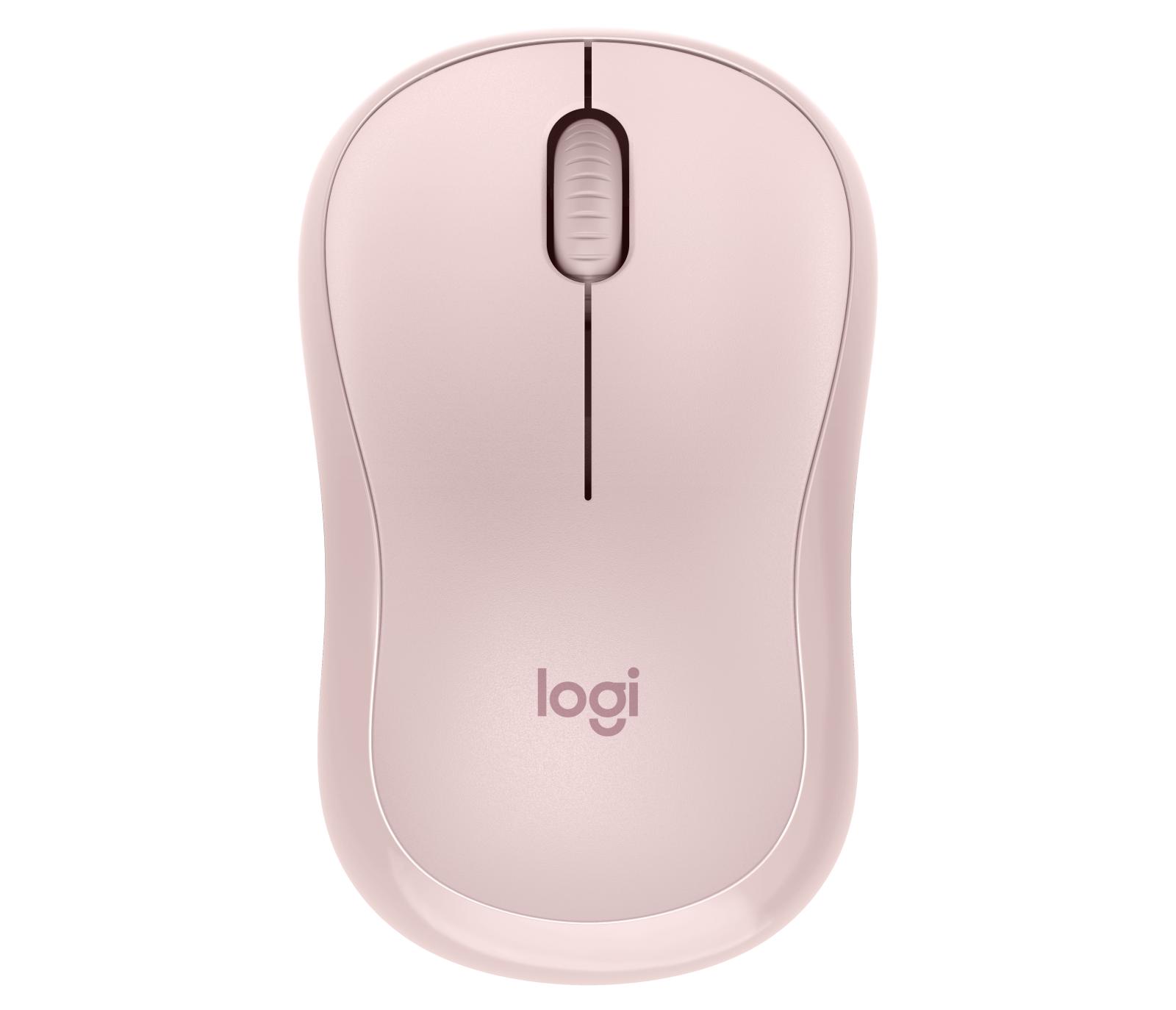 Mouse sem Fio Logitech M240, Bluetooth, Clique Silencioso, Design Ambidestro Compacto, Rosa
