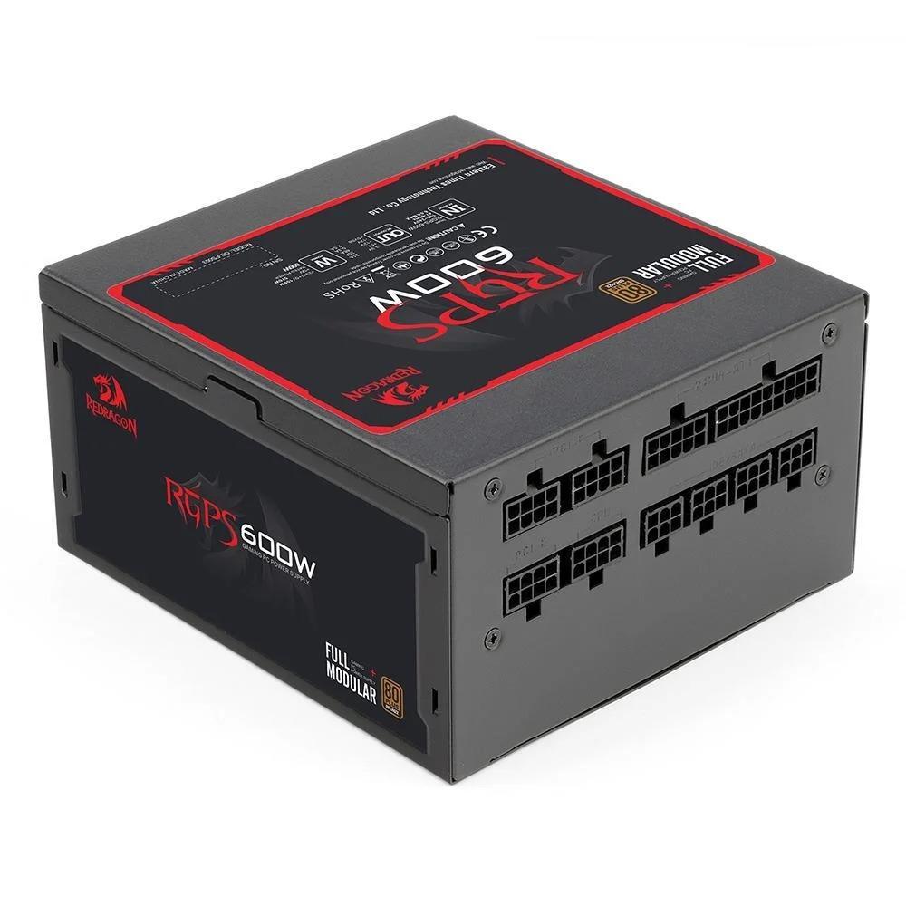 Fonte ATX 600W Modular Rgps 80 Plus Bronze - Redragon