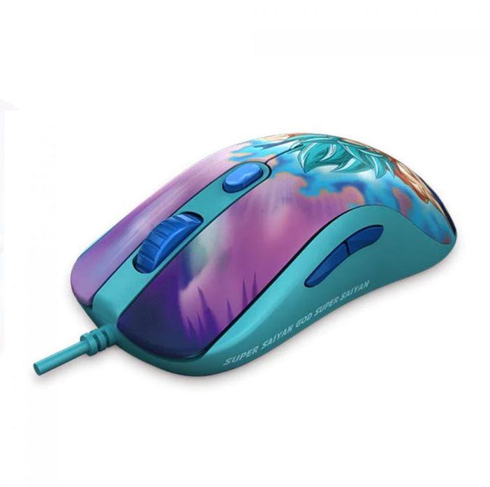 Mouse Gamer AKKO Dragon Ball Super Saiyan Blue 12400dpi 5 Botoes Programaveis