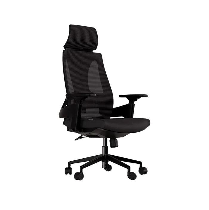 Cadeira de Escritório Ergonômica Elements Helene Special com Apoio Cervical Preta