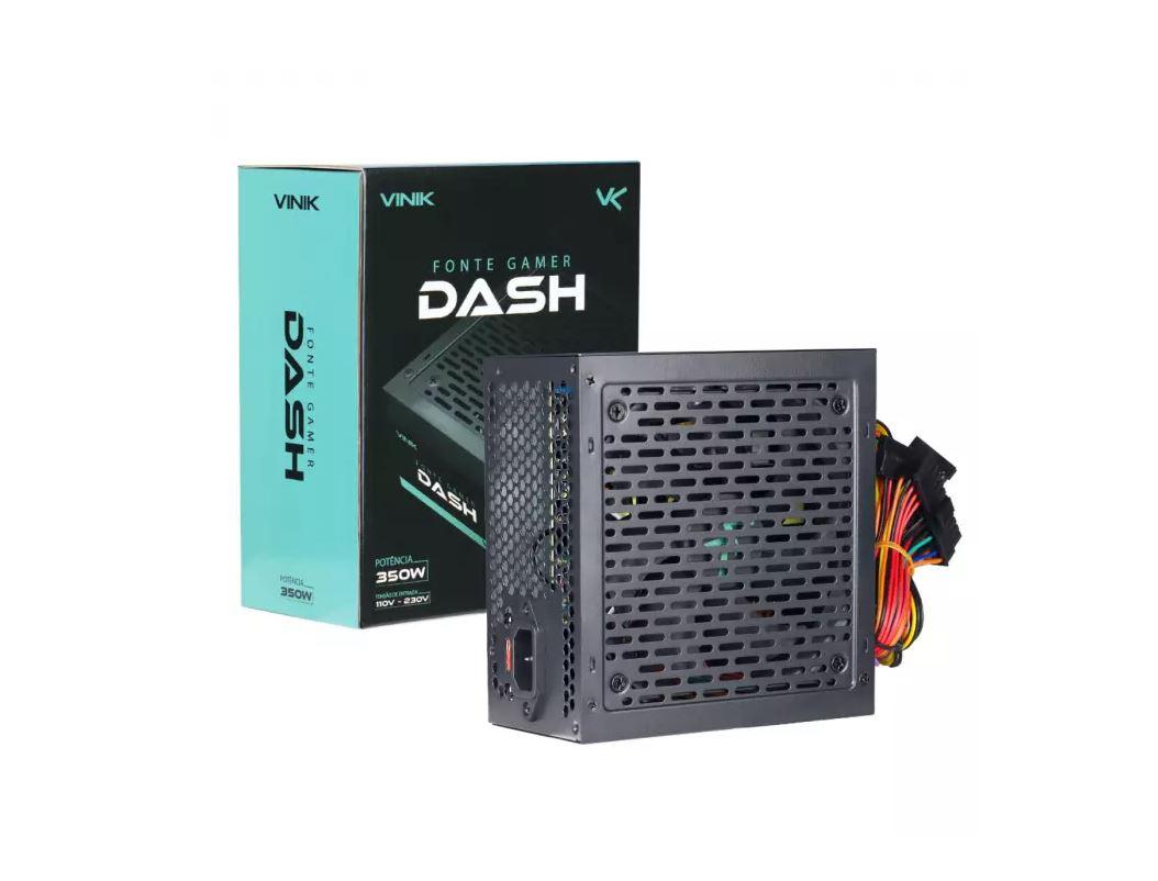 Fonte ATX 350W Vinik Dash Preto