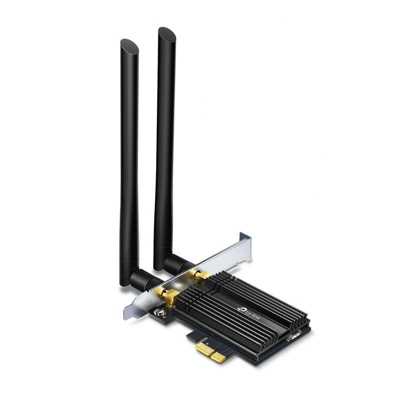 Placa PCI-e Wireless AX300 Wi-Fi 6, Bluetooth 5.2, Archer TX50E, 2 Antenas - Tp Link