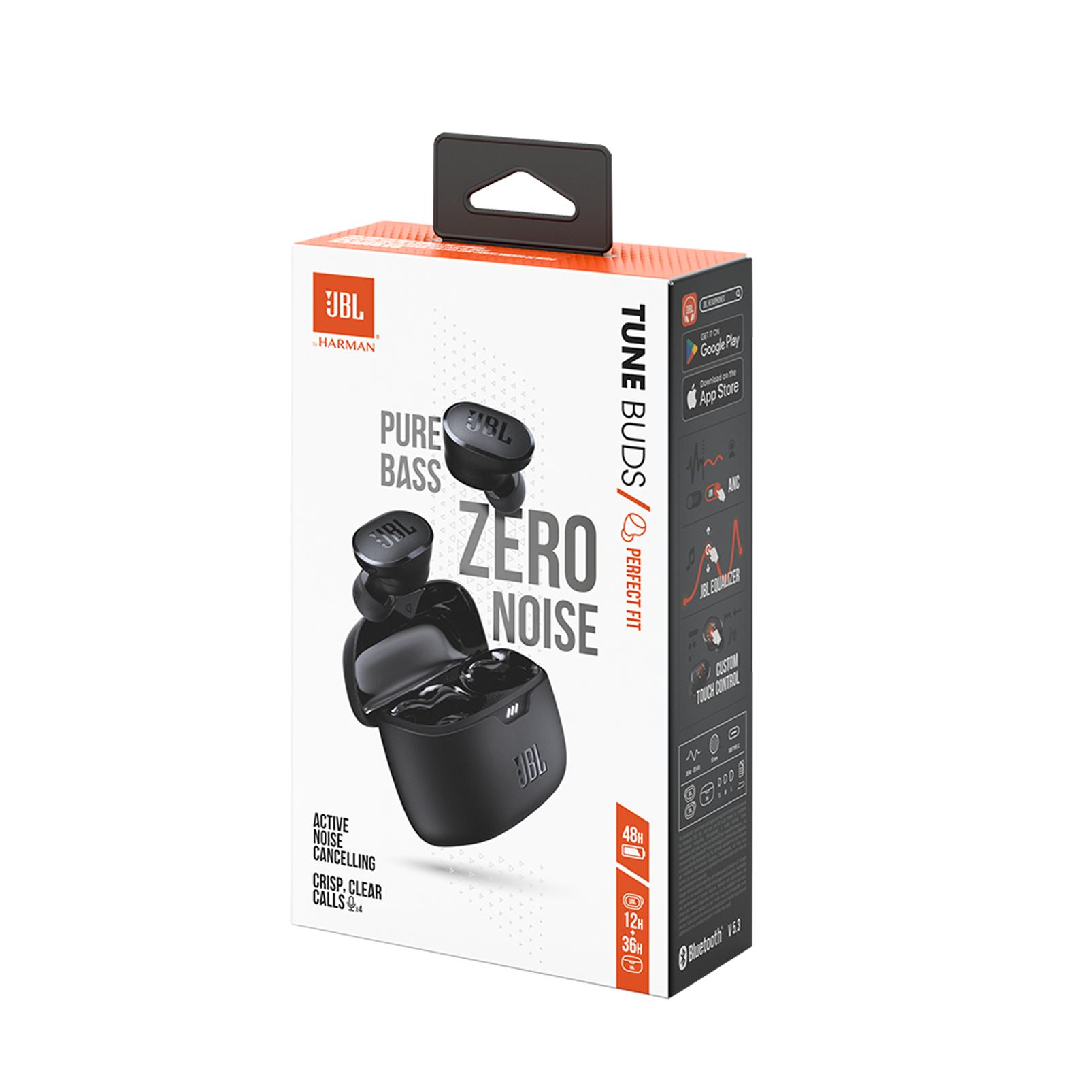 Fone de Ouvido JBL TWS Tune Buds Preto, Bluetooth 5.3, Resistente à Água POEIRA,IP54,JBLTBUDSBLK