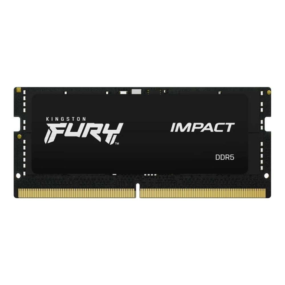 Memória 16GB DDR5 4800MHz CL38 1.1V Kingston Fury Impact para Notebook