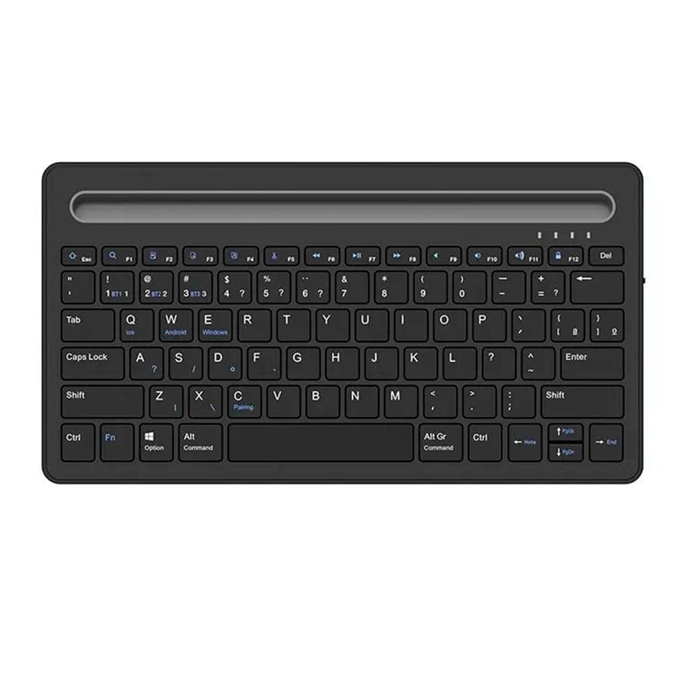 Teclado sem Fio Rapoo, Bluetooth, Teclas Multimídia, Preto - RA040