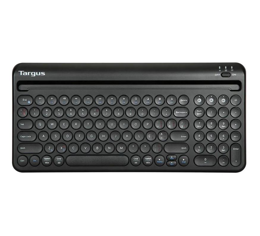 Teclado sem Fio com Apoio para Tablet Bluetooth 5.1 até 3 Dispositivos Targus - AKB867
