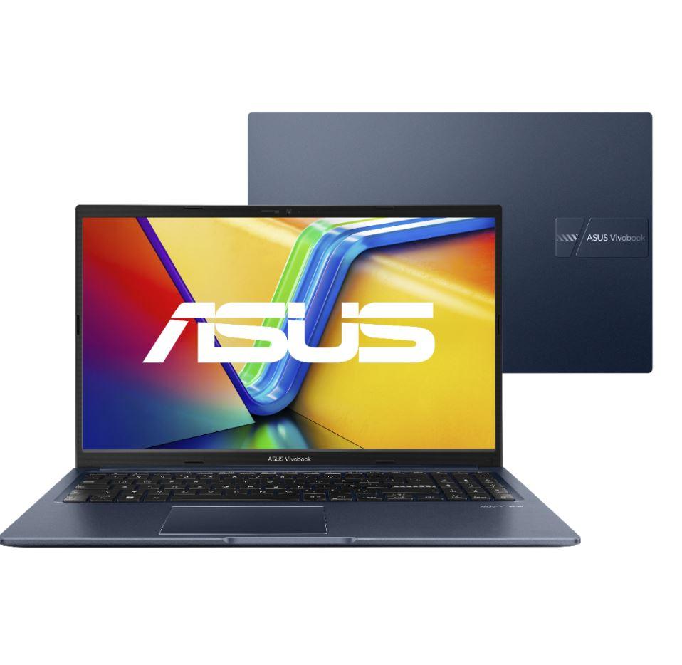 Notebook ASUS Vivobook i5-12450H 8GB 256GB SSD 15,6" Full HD Windows 11 Home - Quiet Blue