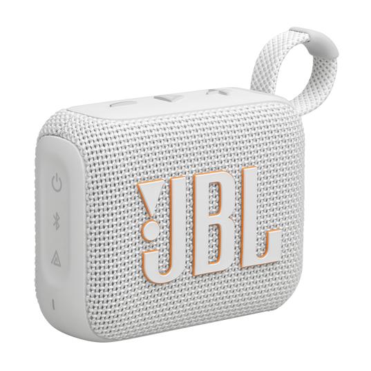 Caixa de Som JBL Go 4 Bluetooth Á Prova D'agua, IP67, 4.2W Branco- JBLGO4WHT