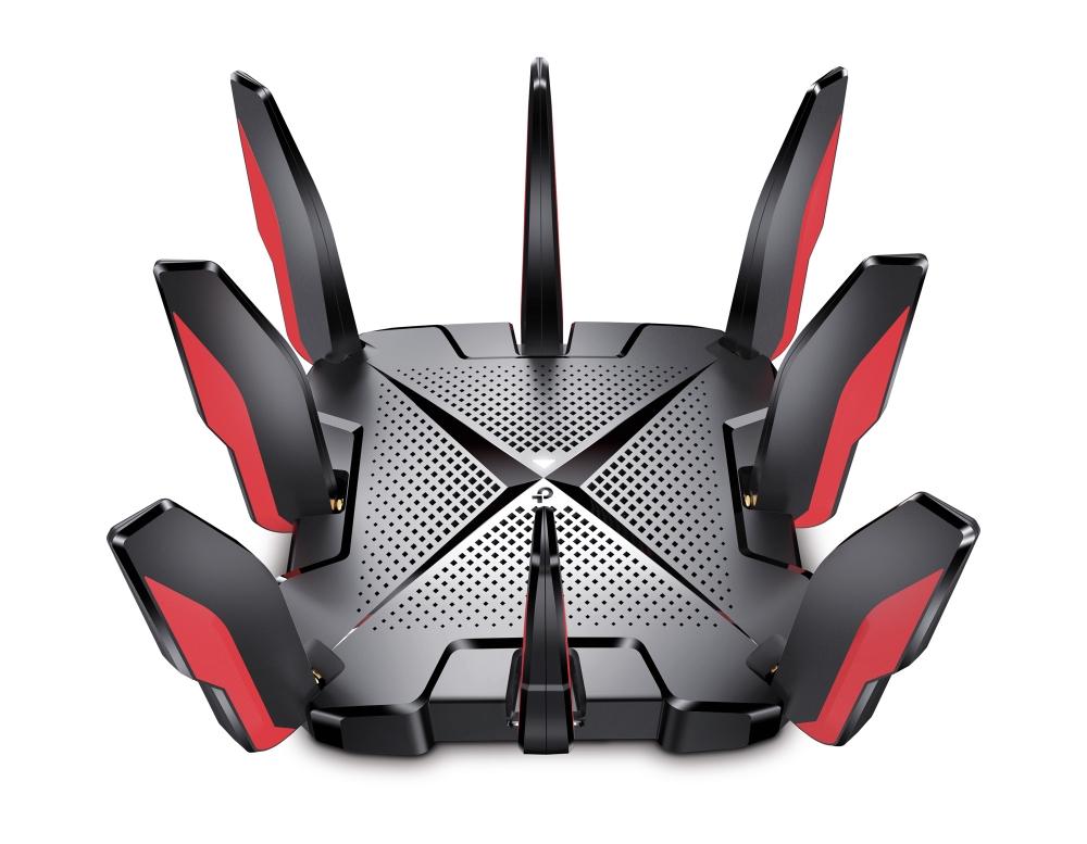 Roteador Gamer Tp-Link Wi-Fi 6 Archer GX90, AX6579MBPS, Tri-Band, 8 Antenas, Gigabit, Mu-Mimo, USB