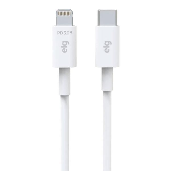 Cabo USB Tipo C para Lightning ELG 1 Metro Branco - L810PD
