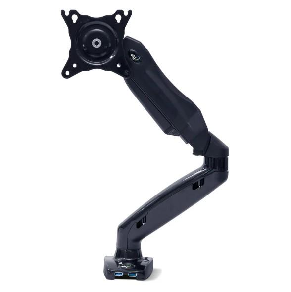 Suporte Articulado de Mesa ELG para 1 Monitor de 17" a 27" com USB Integrado - F90USB