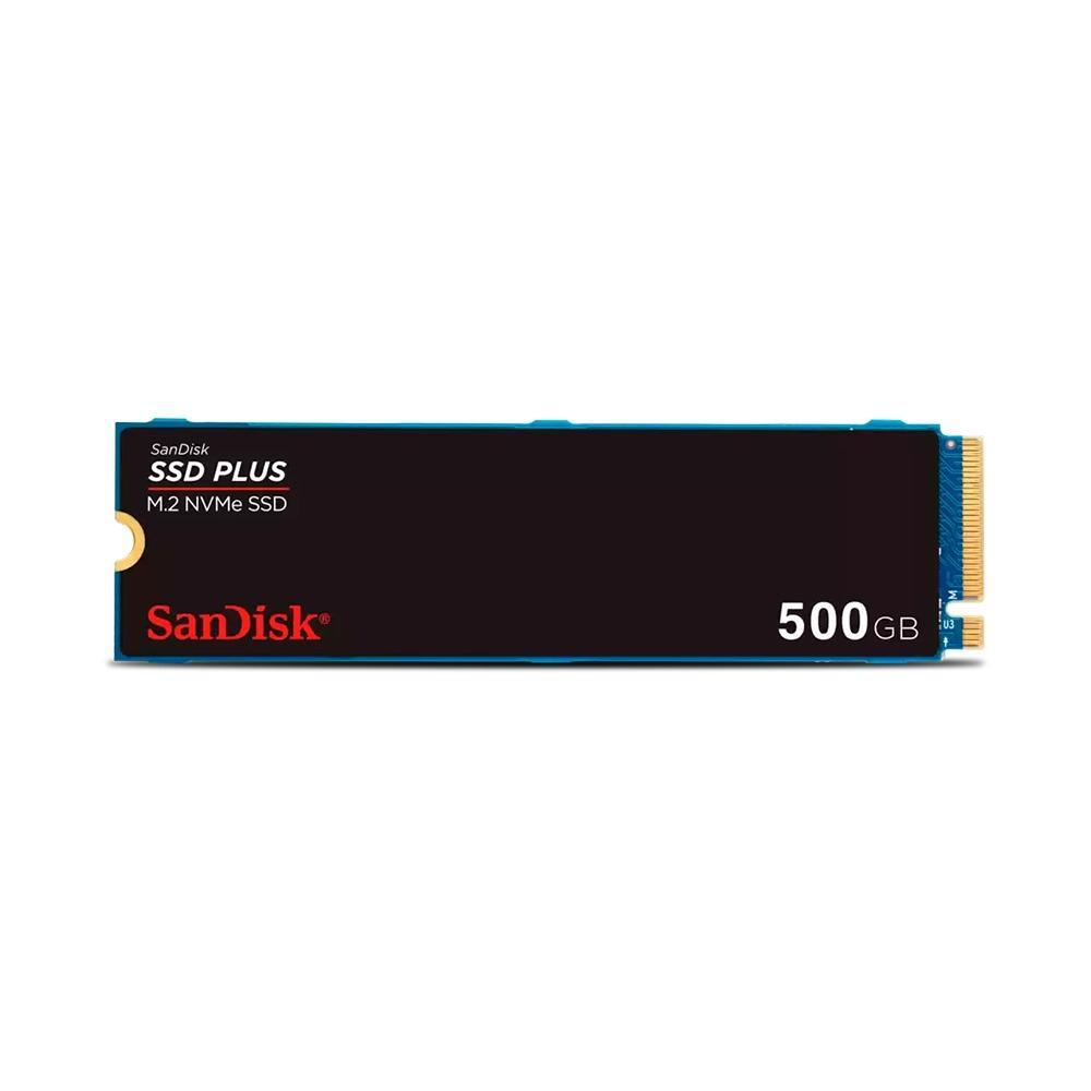 SSD M.2 NVMe 500GB PCI-e GEN3 Sandisk Plus Leitura 2400MB/s Gravação 1500MB/s