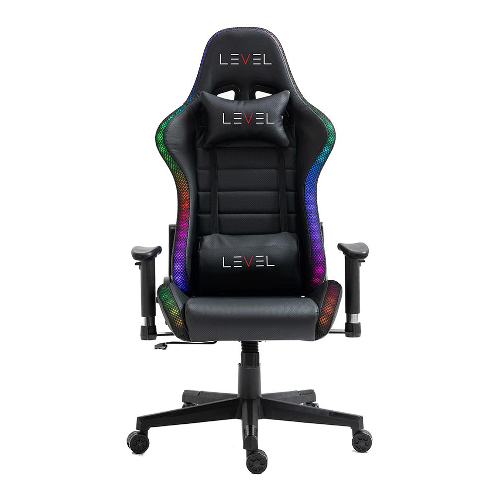 Cadeira Gamer Level LVC06 RGB - Preto