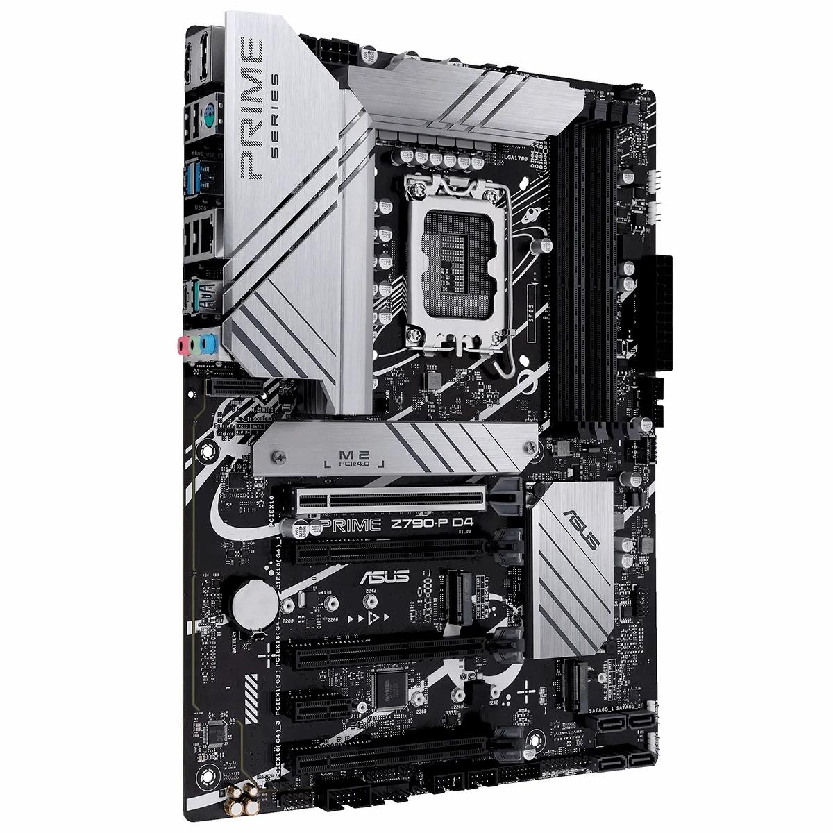 Placa Mãe LGA 1700 ASUS Prime Z790-P ATX, DDR5, M.2, PCI-e 5.0, USB-C, 12/13/14 Gen