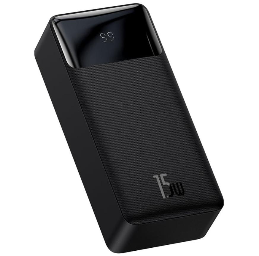 Carregador Portátil Baseus 30.000mAh 15W Display Digital - PPBD050201