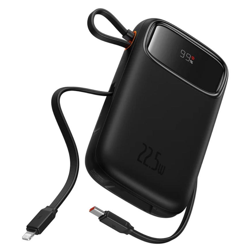 Carregador Portátil Baseus 20.000mAh 22.5W Display Digita Preto - P10055003113-00