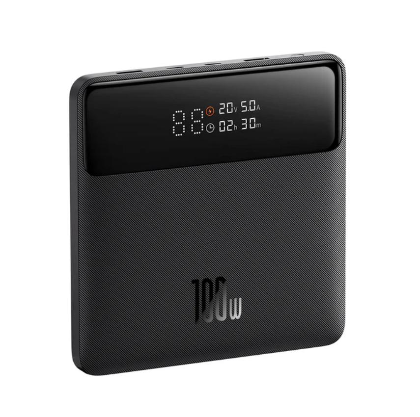 Carregador Portátil Baseus Blade 100W 20.000mAh Display Digita Preto - PPBL000301