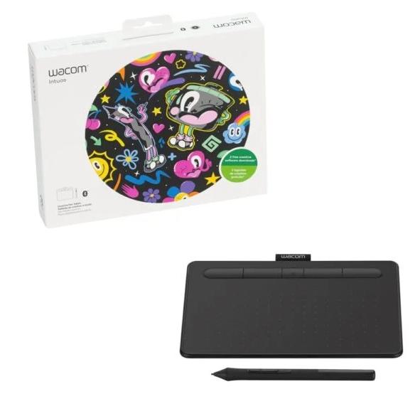 Mesa Digitalizadora Wacom Intuos Bluetooth Pequena, Preta - CTL4100WLK0