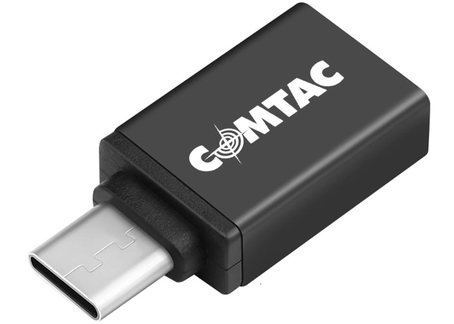 Conversor USB-C para USB 3.0 Fêmea (Tipo C Macho para Tipo A Fêmea) Comtac