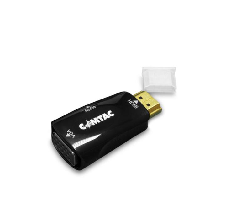 Adaptador Micro Conversor Entrada HDMI para Saída VGA Comtac