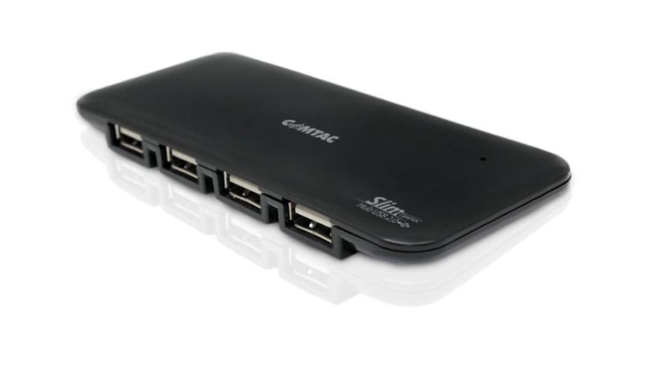 Hub Slim com 7 Portas USB Preto Comtac