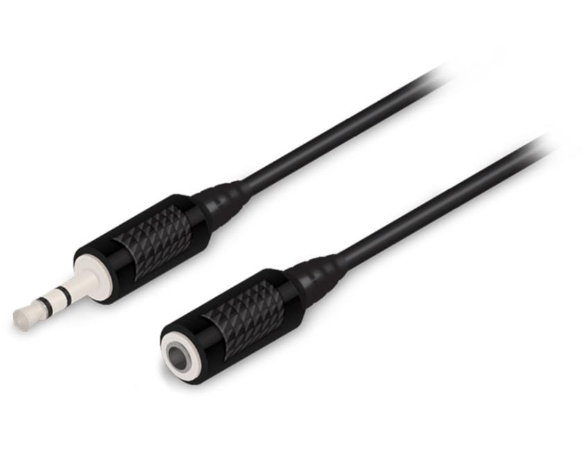 Cabo Extensor de Áudio P2 Macho x P2 Fêmea - 1.5 Metro Comtac