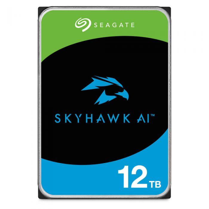 Hard Disk SATA III 12TB 7200RPM 256MB Seagate Skyhawk AI Surveillance para DVR