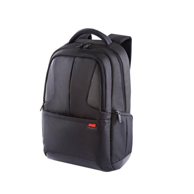 Mochila para Notebook 15,4" Samsonite, Ikonn I, Preto e Vermelho
