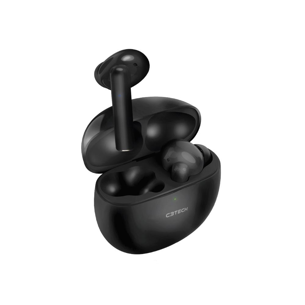 Fone de Ouvido TWS, Bluetooth 5.1, EP-TWS-60BK, Preto - C3Tech