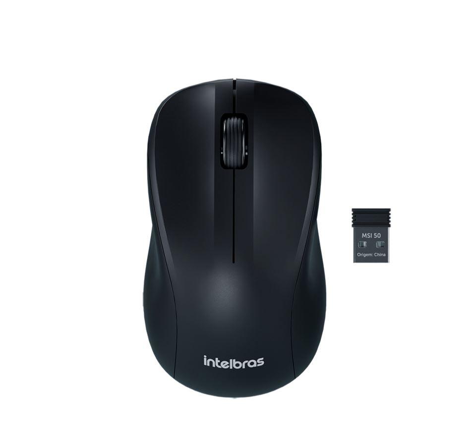 Mouse sem Fio Intelbras MSI50 - Preto