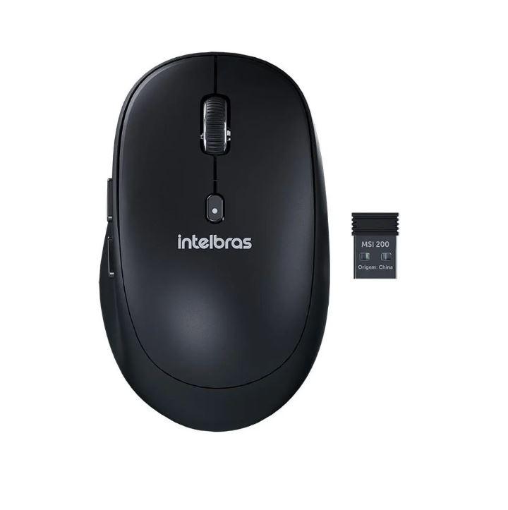 Mouse sem Fio Intelbras MSI200 - Preto