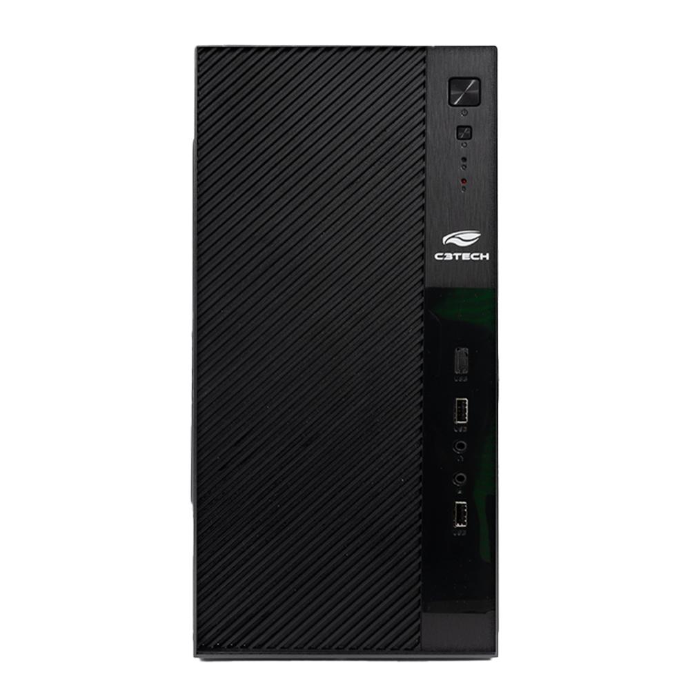 Gabinete Micro-ATX C3 Tech MT-31BK, Mini-Tower sem Fonte sem Fonte