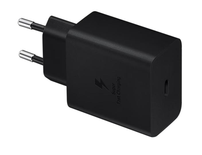 Carregador de Parede Samsung 45W, Super Rápido, com Cabo USB-C 1,80m, Bivolt, Preto