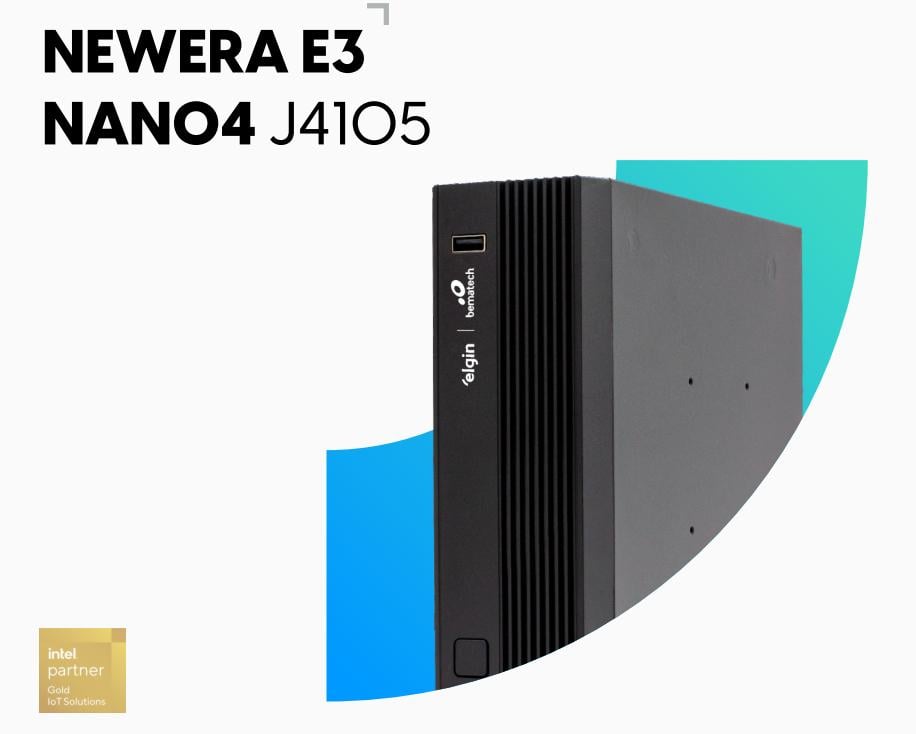 Desktop Elgin E3 NANO4, J4105 Celeron, 4GB de RAM, 128GB SSD, sem Sistema – 46E3N422J140