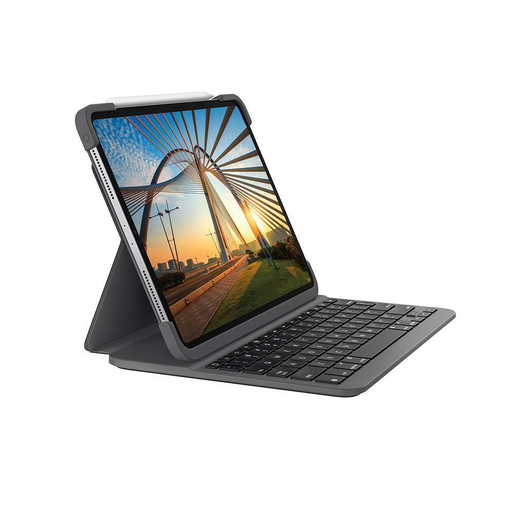 Capa com Teclado Logitech Slim Folio Pro para iPad Pro 12.9 3ª e 4ª Geração