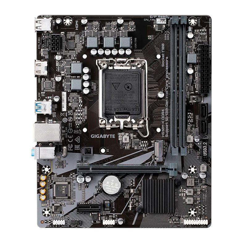 Placa Mãe Gigabyte H610M-K LGA 1700, DDR4, Intel H610, M.2, USB 3.2, HDMI, 12ª/13ª/14ª Gen