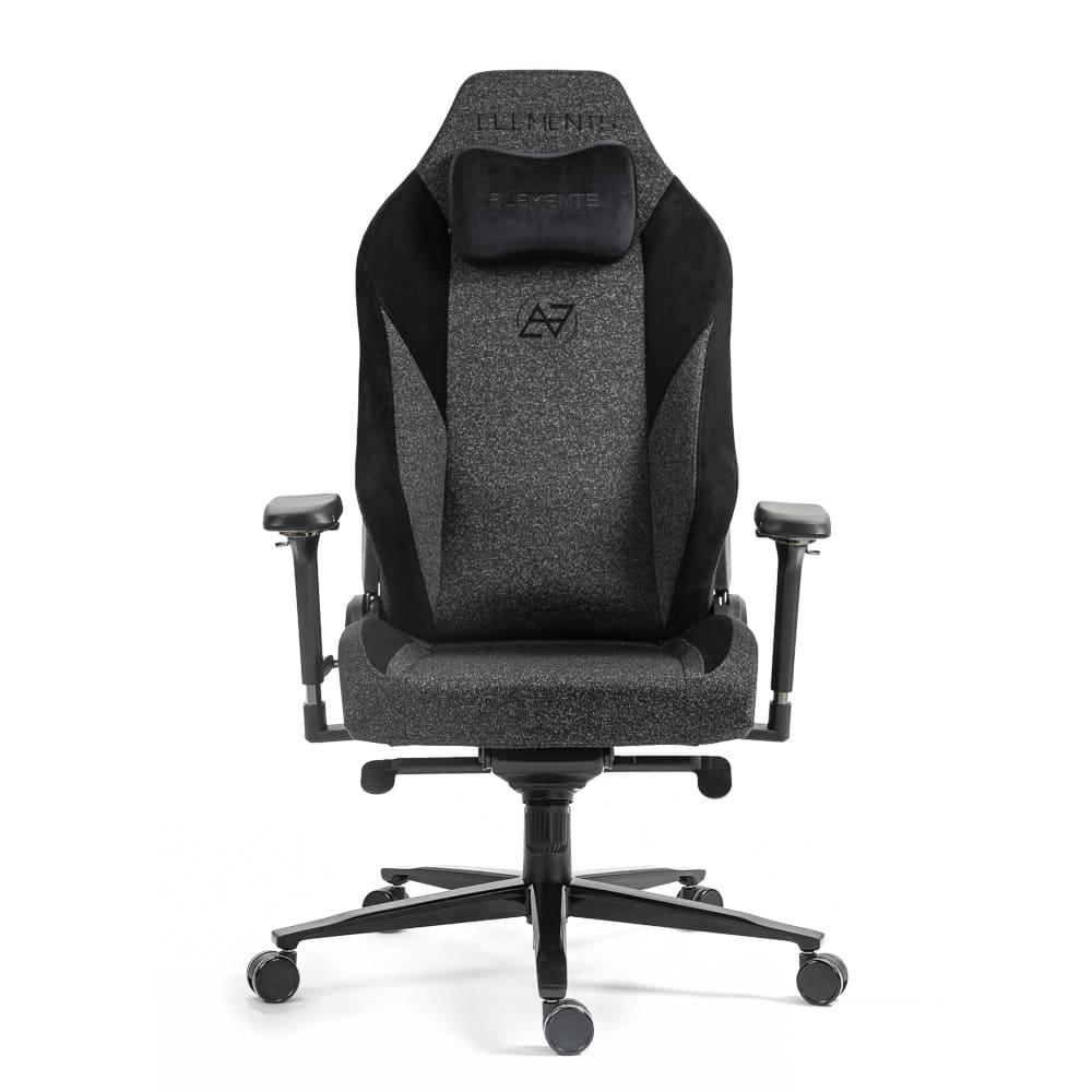 Cadeira Gamer Elements Lunari Titan Xl até 180kg - Preto e Cinza